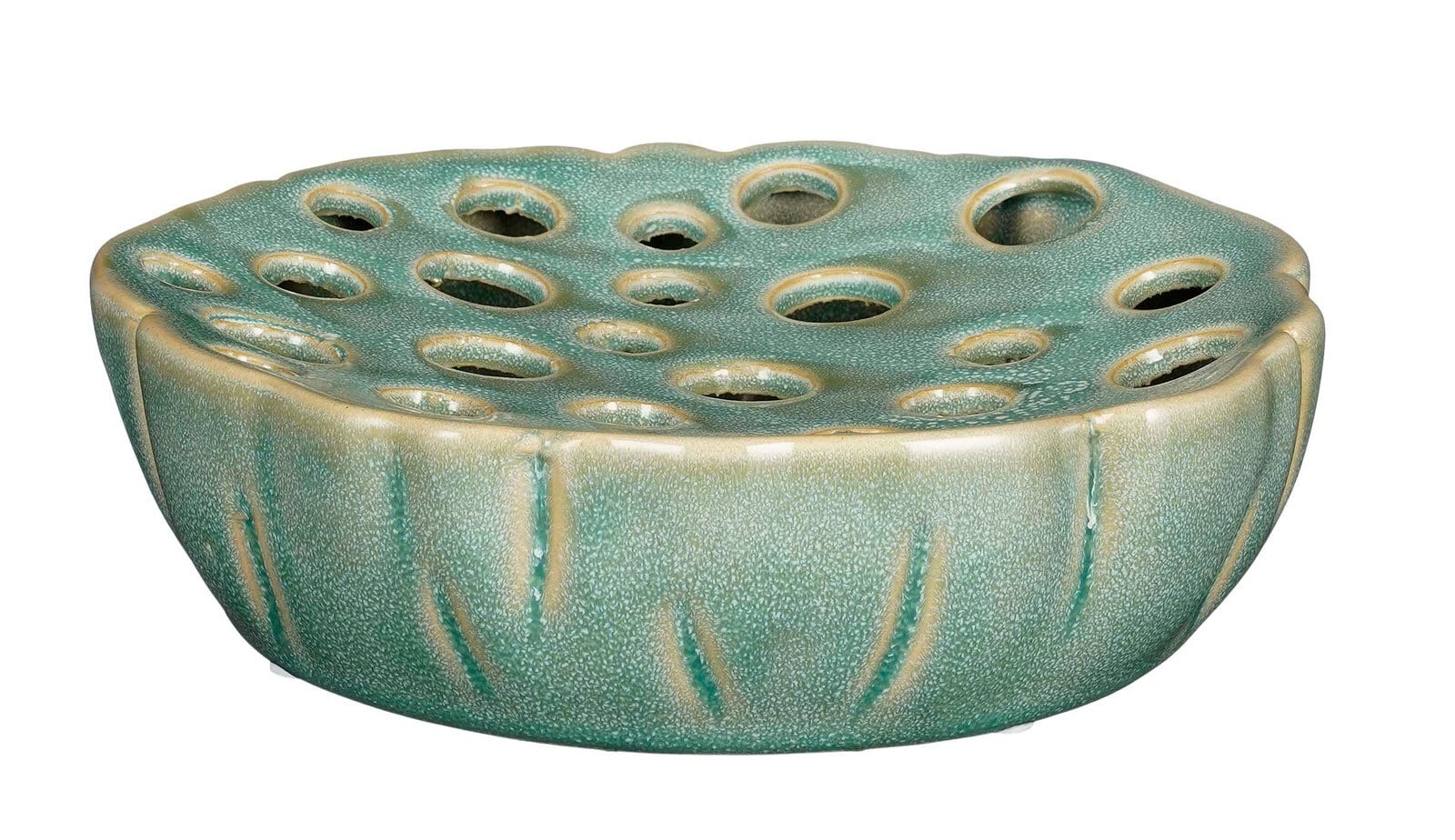 MICA DECORATIONS Deko Vase grün 6 cm