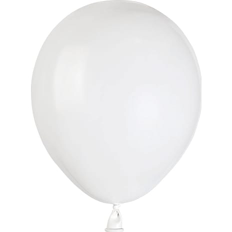 Mini balloner 13 cm 15-pak - hvid