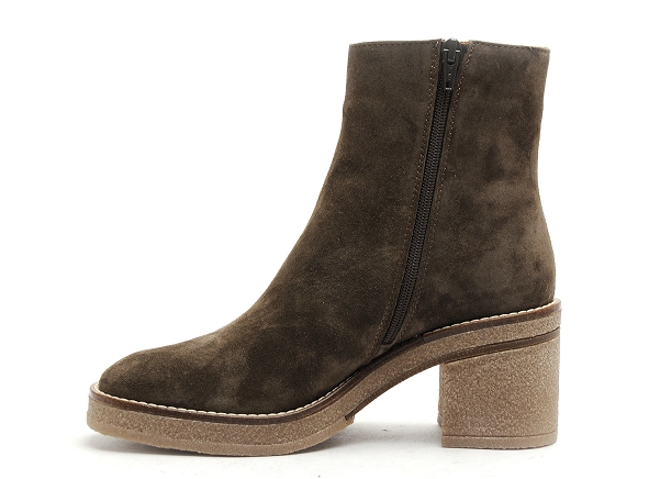 Alpe boots bottine talons femme 2626 kaki