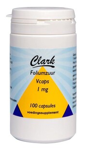 Clark Foliumzuur 1mg Capsules 100VCP