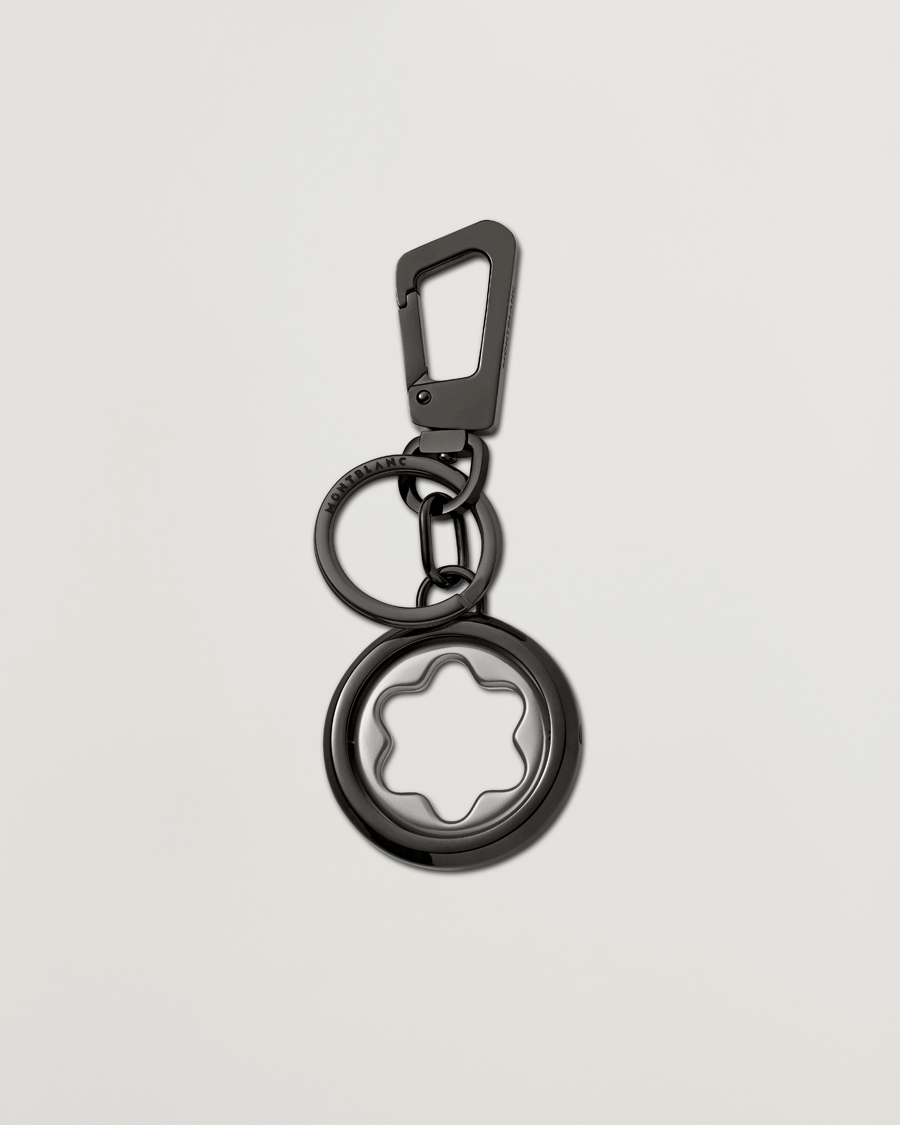 Montblanc Meisterstück Spinning Emblem Key Fob Black