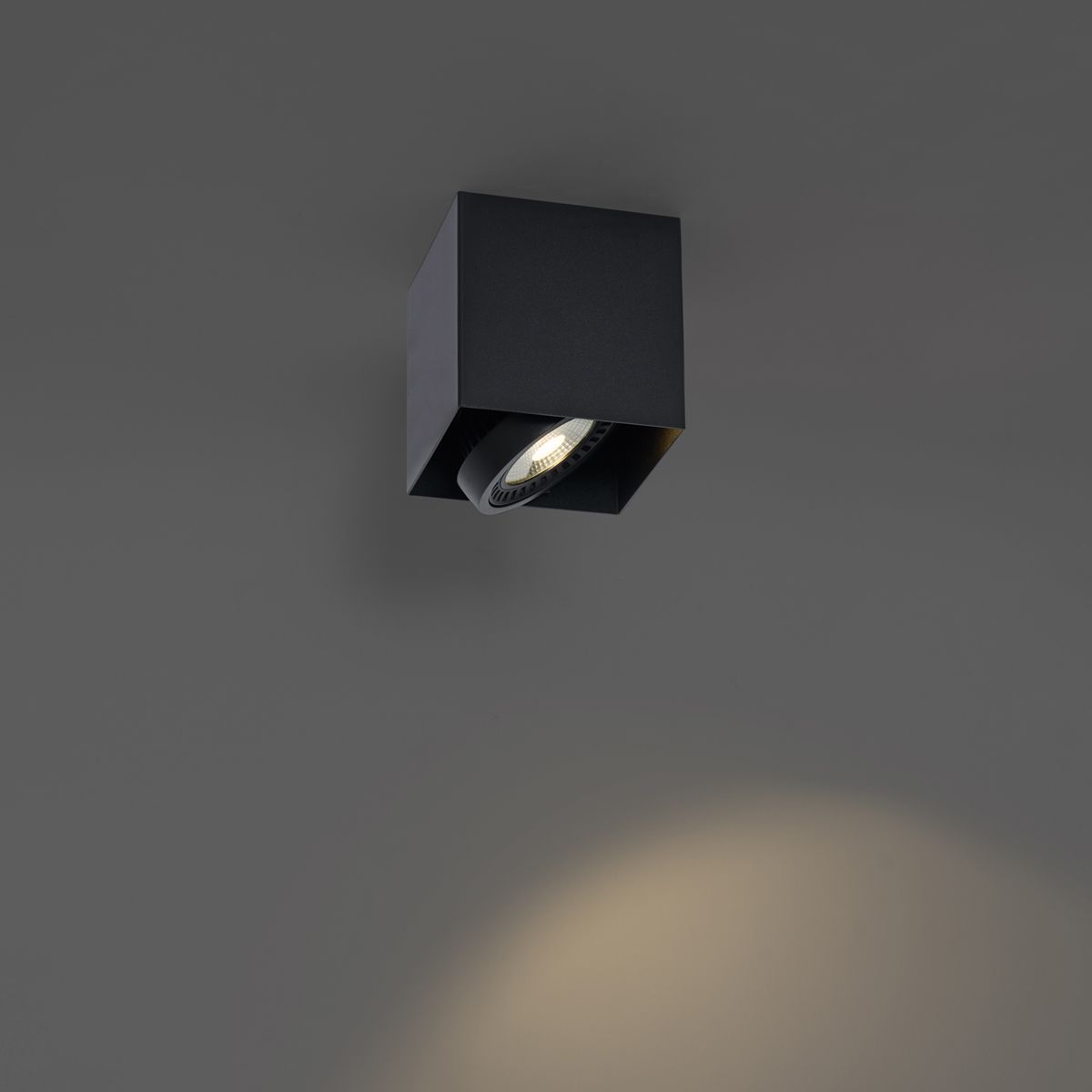 Moderne opbouw spot zwart incl. LED dimbaar - Dionysos