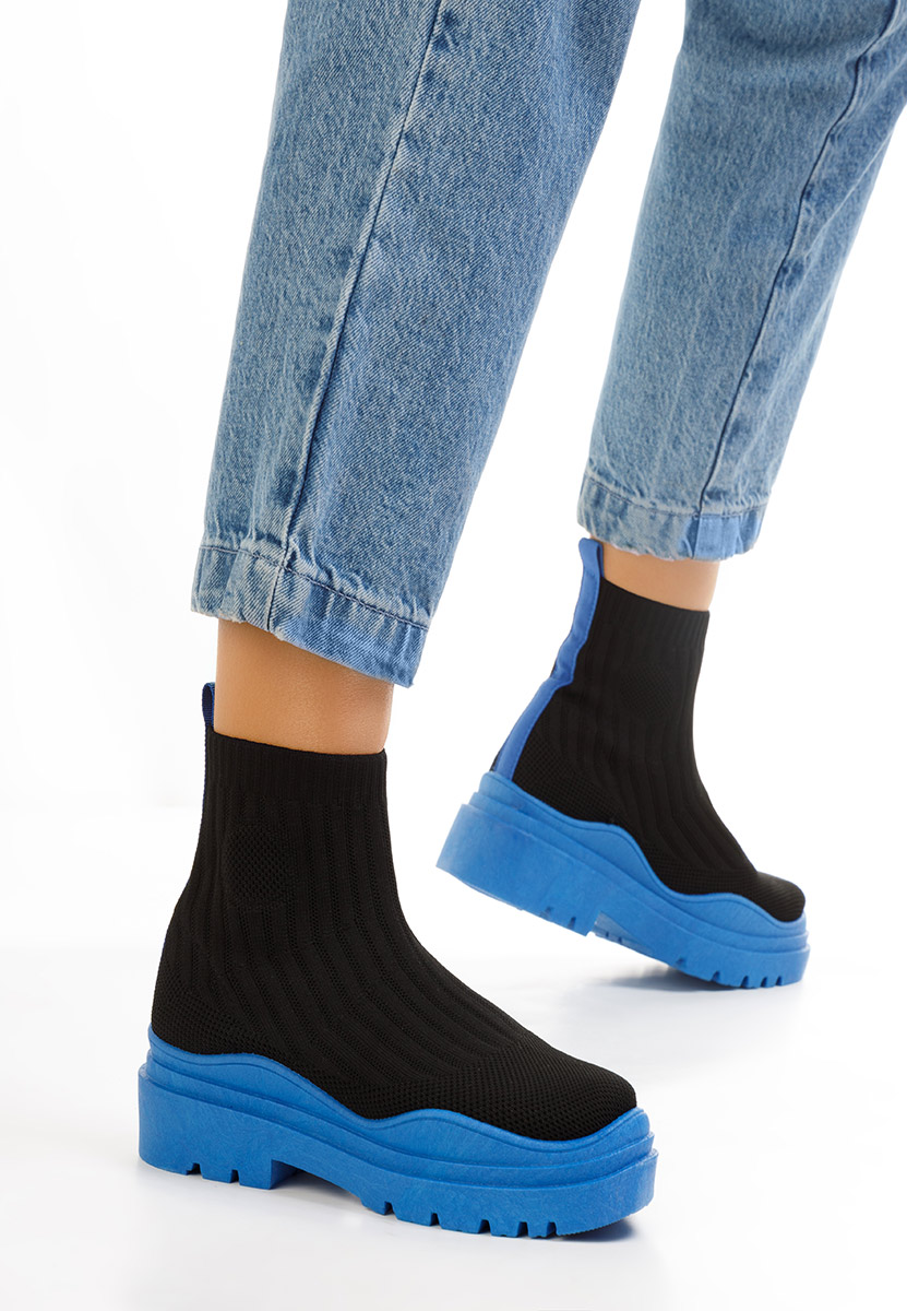 Baskets chaussette bleus Brinley V3