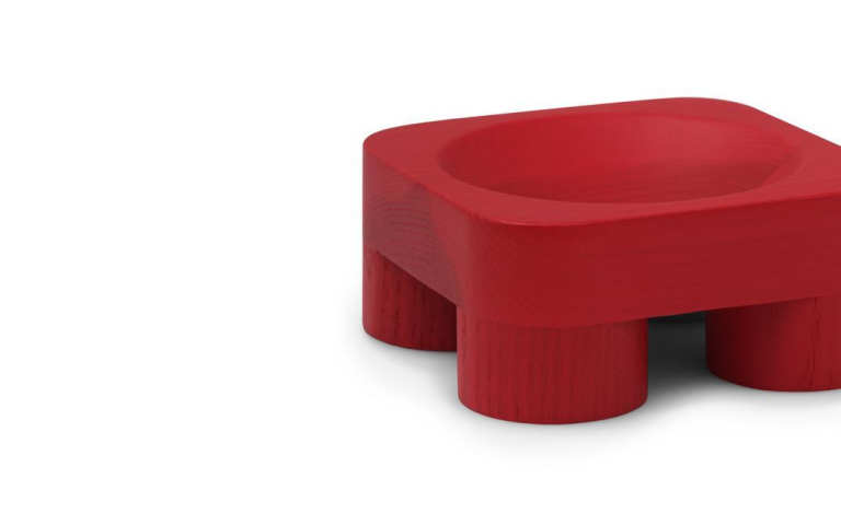 Normann Copenhagen Cube schaal small Red