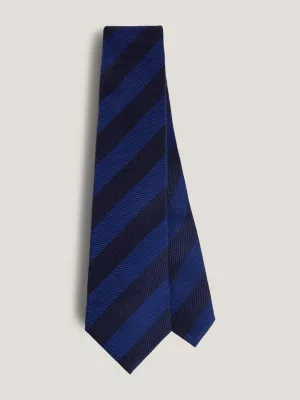 Gravata de jacquard de seda