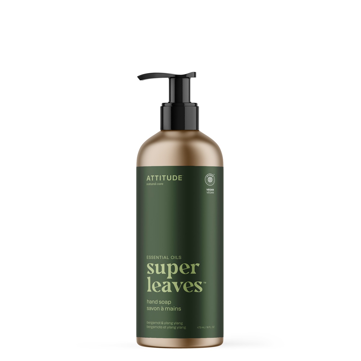 Attitude Essentials Handzeep Bergamot & Ylang Ylang Aluminium Fles (473 ml)