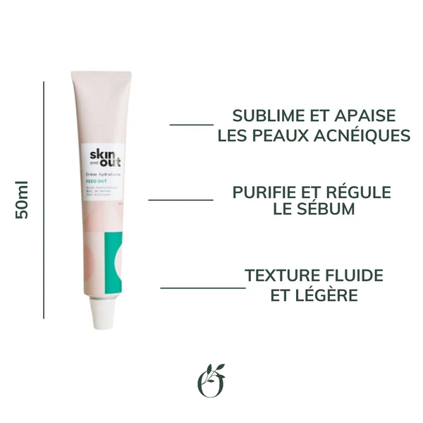 Skin and Out FEED OUT - Crème Hydratante 50 ml