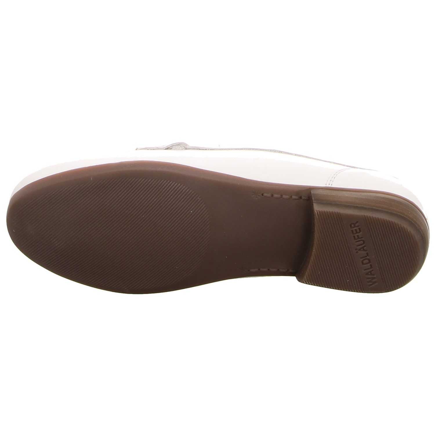 Waldläufer Slipper weiß weiss/weiss kombi