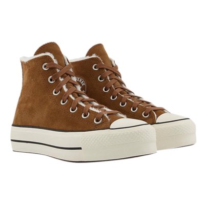 Chaussures en toile femme Chuck Taylor All Star Lift Hi Clove CONVERSE
