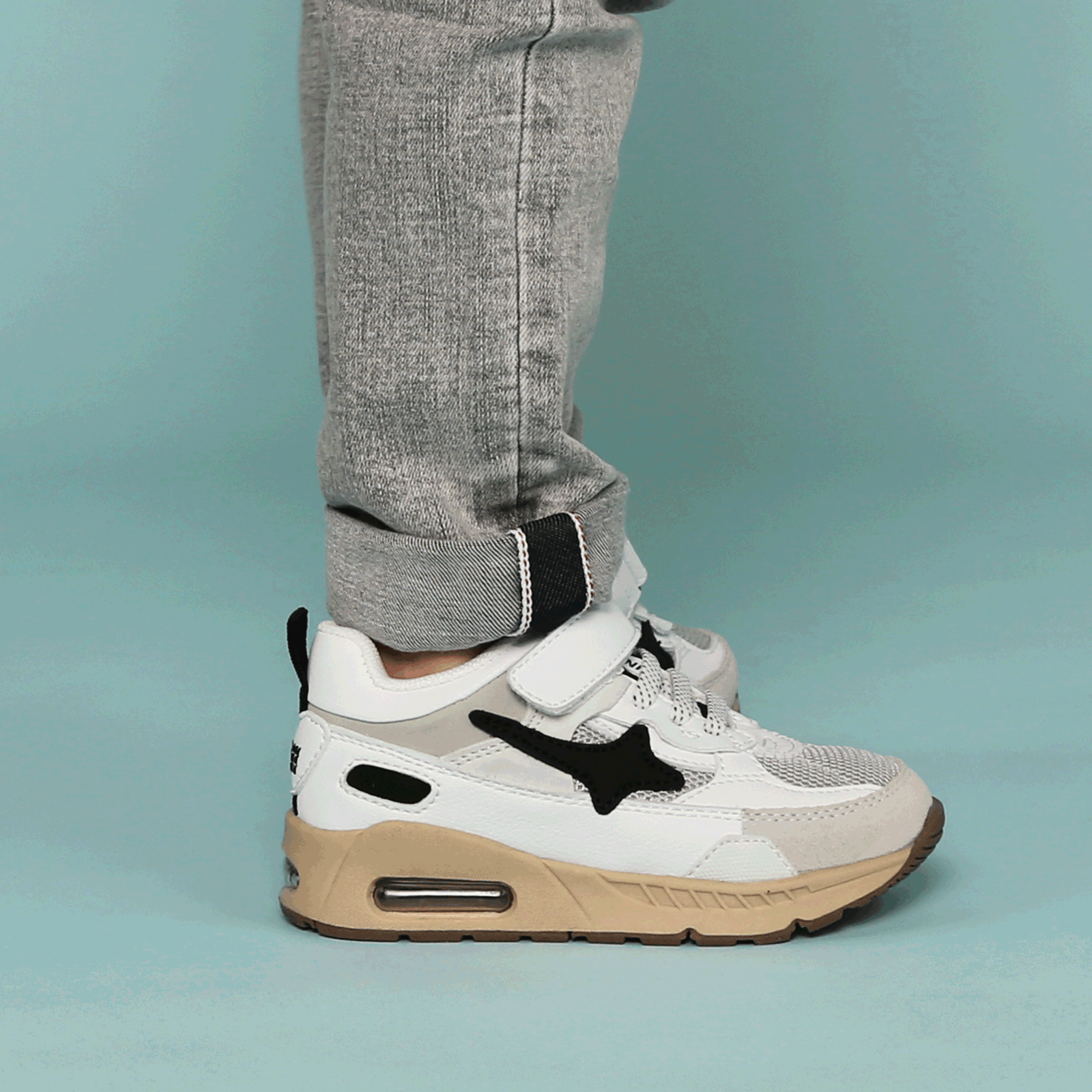 Shoesme schwarz-weiß Sneaker