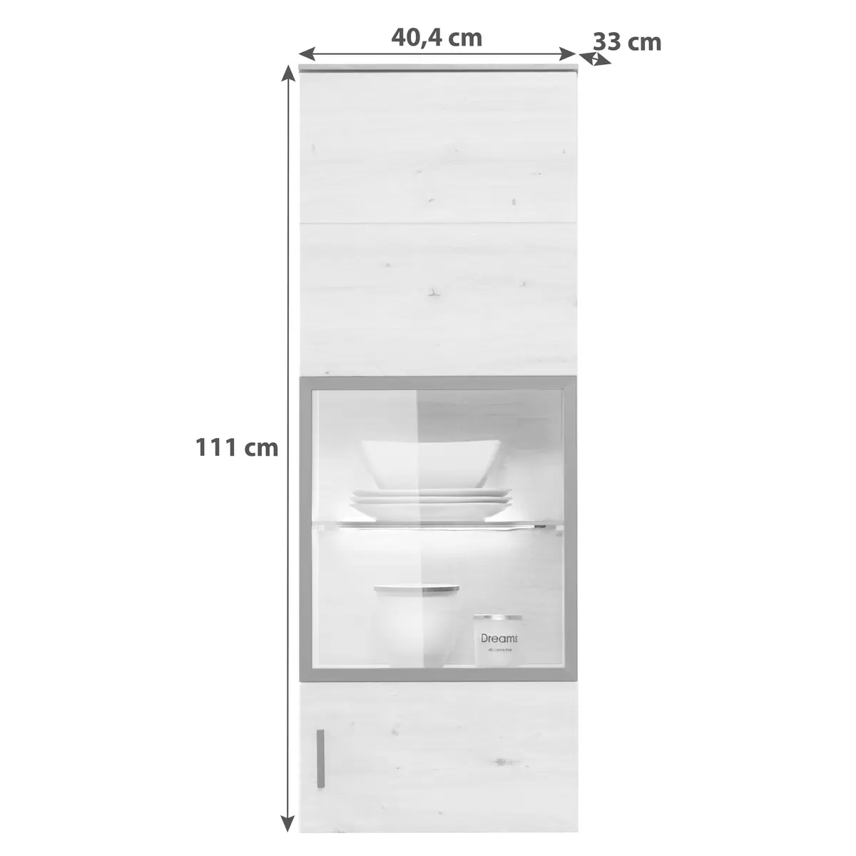 Hängeschrank Tonale Artisan Eiche,grau