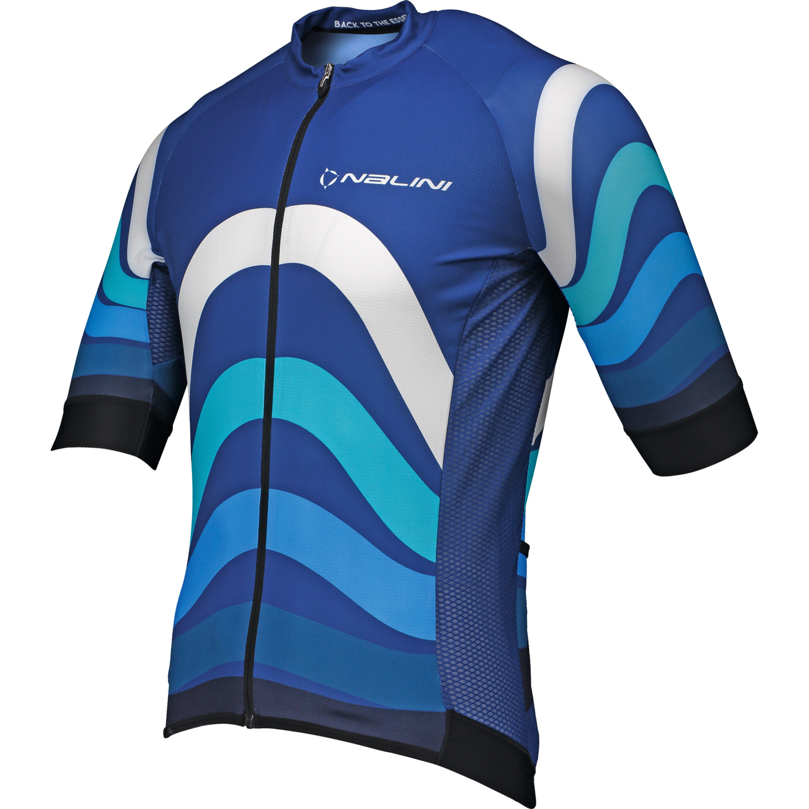 Nalini Herren-Velotrikot New Stripless SS Jrsy L, blau
