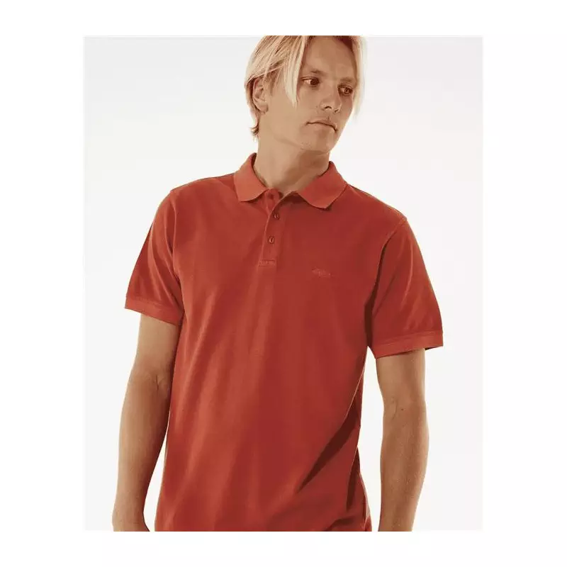 Polo RIPCURL Faded Polo Burnt Red