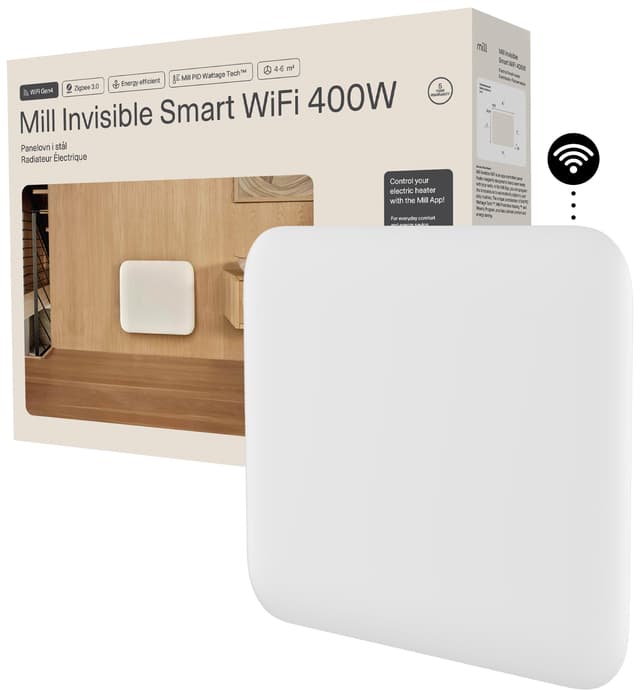 Mill Invisible Wi-Fi Gen4 panelradiator PA400WIFI4 (hvid)