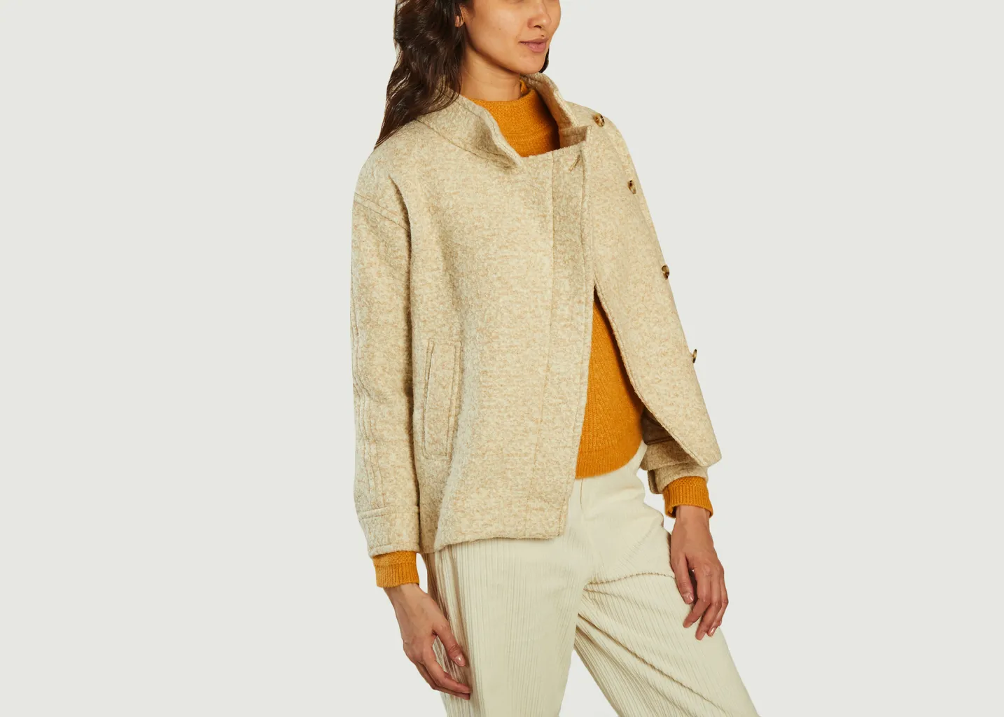 Veste courte en lainage Eliot Suncoo