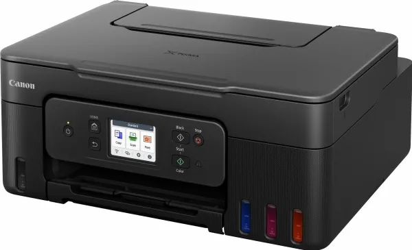 Canon PIXMA G3590 MegaTank - Multifunktionsprinter - farve - blækprinter - kan genopfyldes - Legal (216 x 356 mm)/A4 (210 x 297 mm) (original) - A4/Legal (medie) - op til 11 ipm (udskriver) - 100 ark - USB 2.0, Wi-Fi(ac)