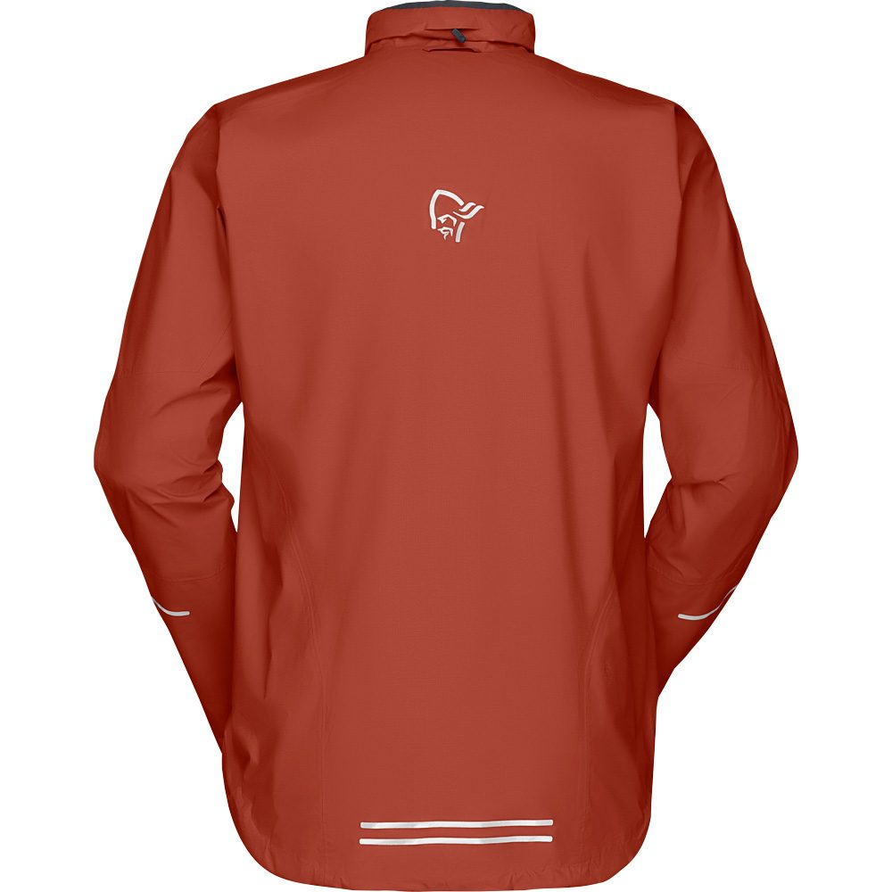 Norrona Fjørå Dri1 Hardshelljacke Herren rooibos tea