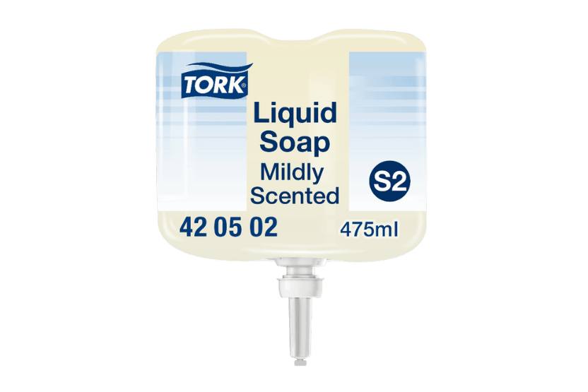 Tork® S2 Mild Geparfumeerde Mini Vloeibare Handzeep 8x475ml Frisse geu