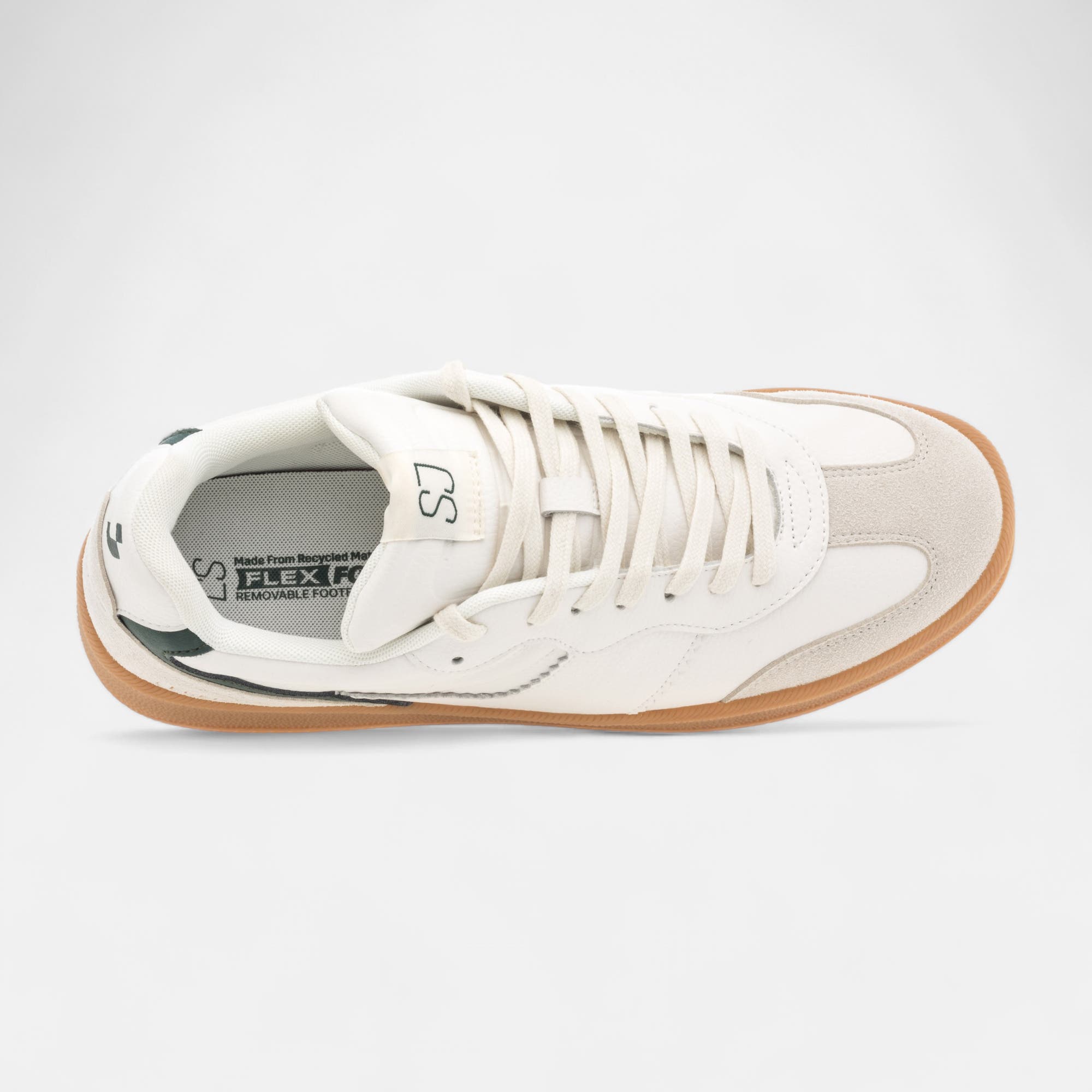 Baskets Homme en cuir blanc