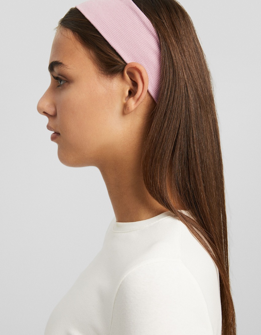 Pacote com 2 faixas de cabelo lisas