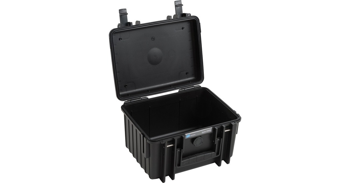 B&Woutdoor.case type 2000 koffer  (Zwart)