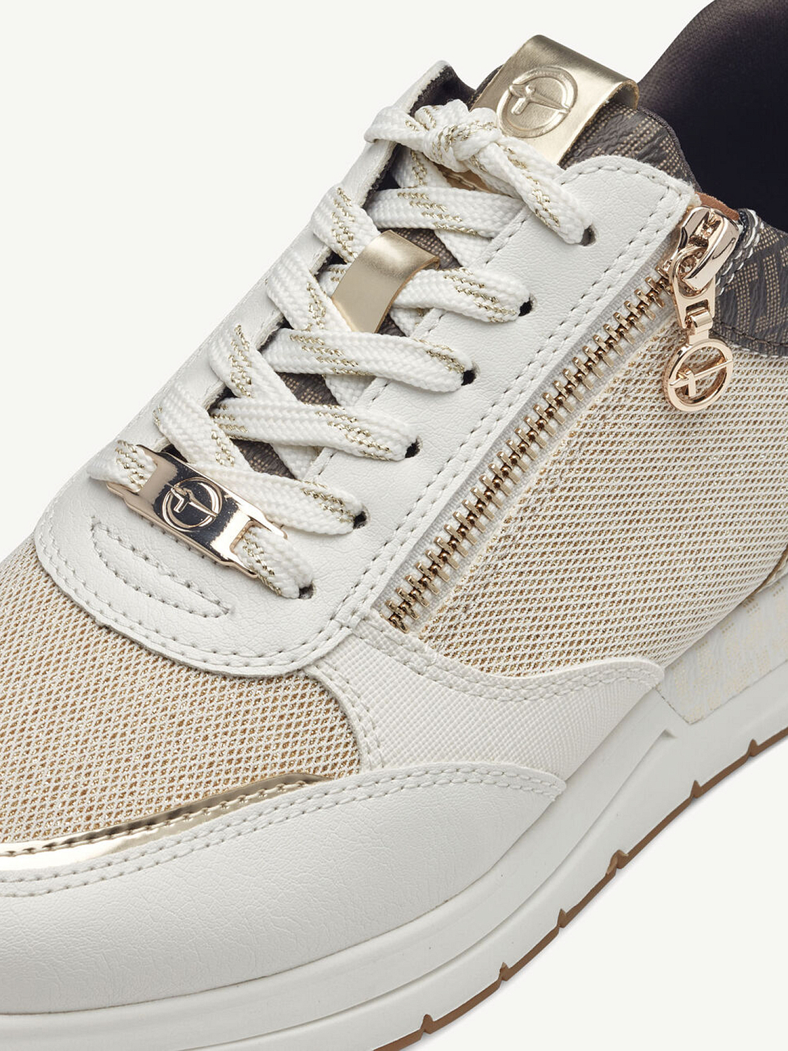 Tamaris Monogram Gold sneaker