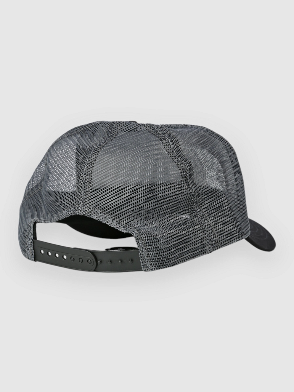 Santa Cruz Flaming Dice Dot Meshback Cap white/grey
