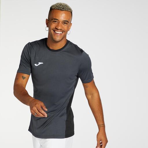 Camiseta de manga curta Joma Winner II antracite