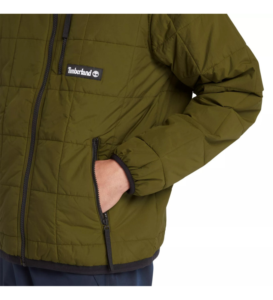 Casaco Timberland acolchoado e isolado verde