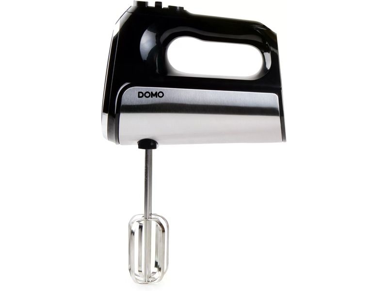 Domo Handmixer DO9258M Schwarz/Silber Handrührgerät mit langlebigem DC-Motor