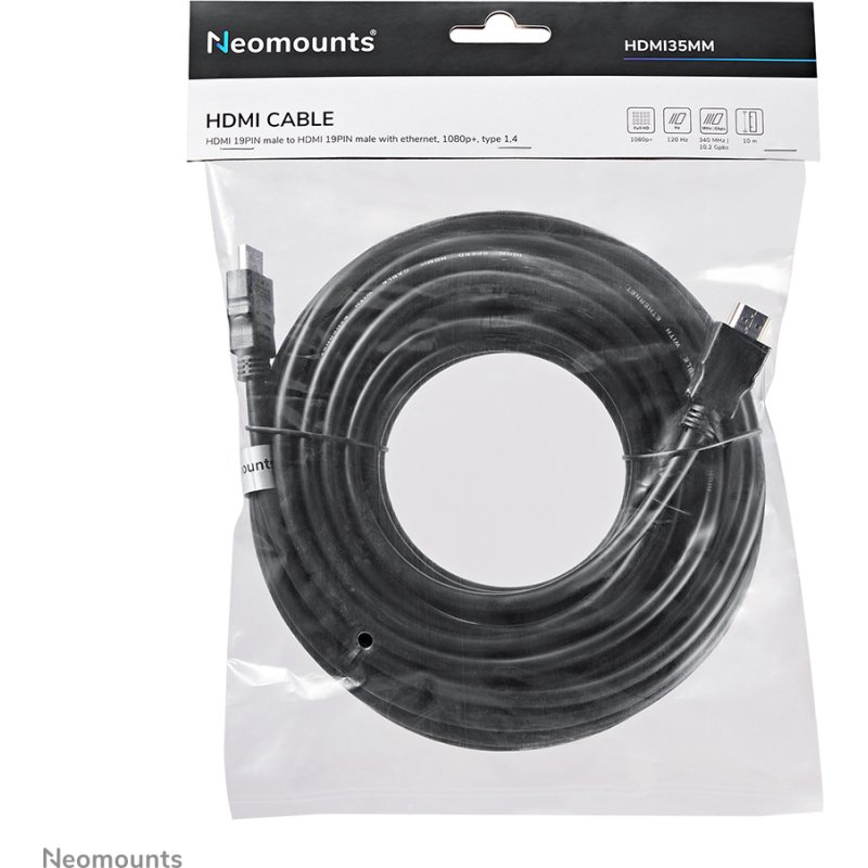 Neomounts HDMI35MM câble HDMI - 10 mètres