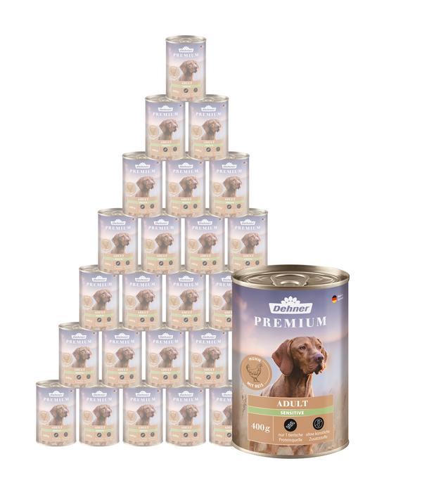 Dehner Premium Nassfutter für Hunde Adult