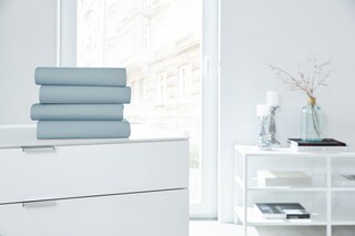 Vario Spannbetttuch Stretch Elasthan-Feinjersey 140 x 200-160 x 220 cm aquamarin