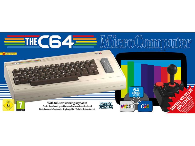 retro-bit Spielkonsole The C64 Maxi Neuauflage des Commodore 64 in Originalgrösse