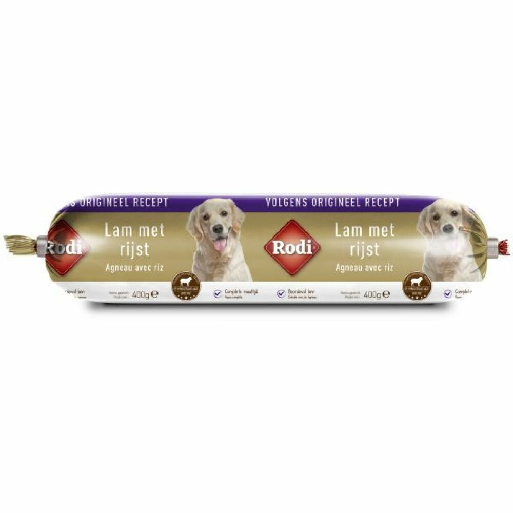 Rodi Worst Lam-Rijst400 gr