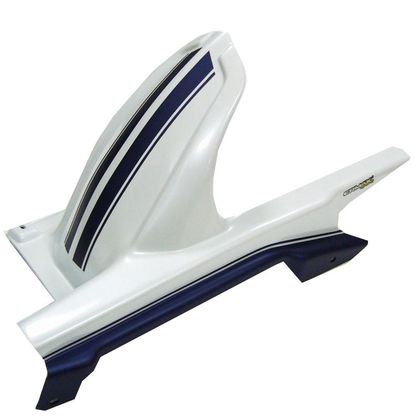 Garde boue Ermax Arrière - Blanc / Bleu