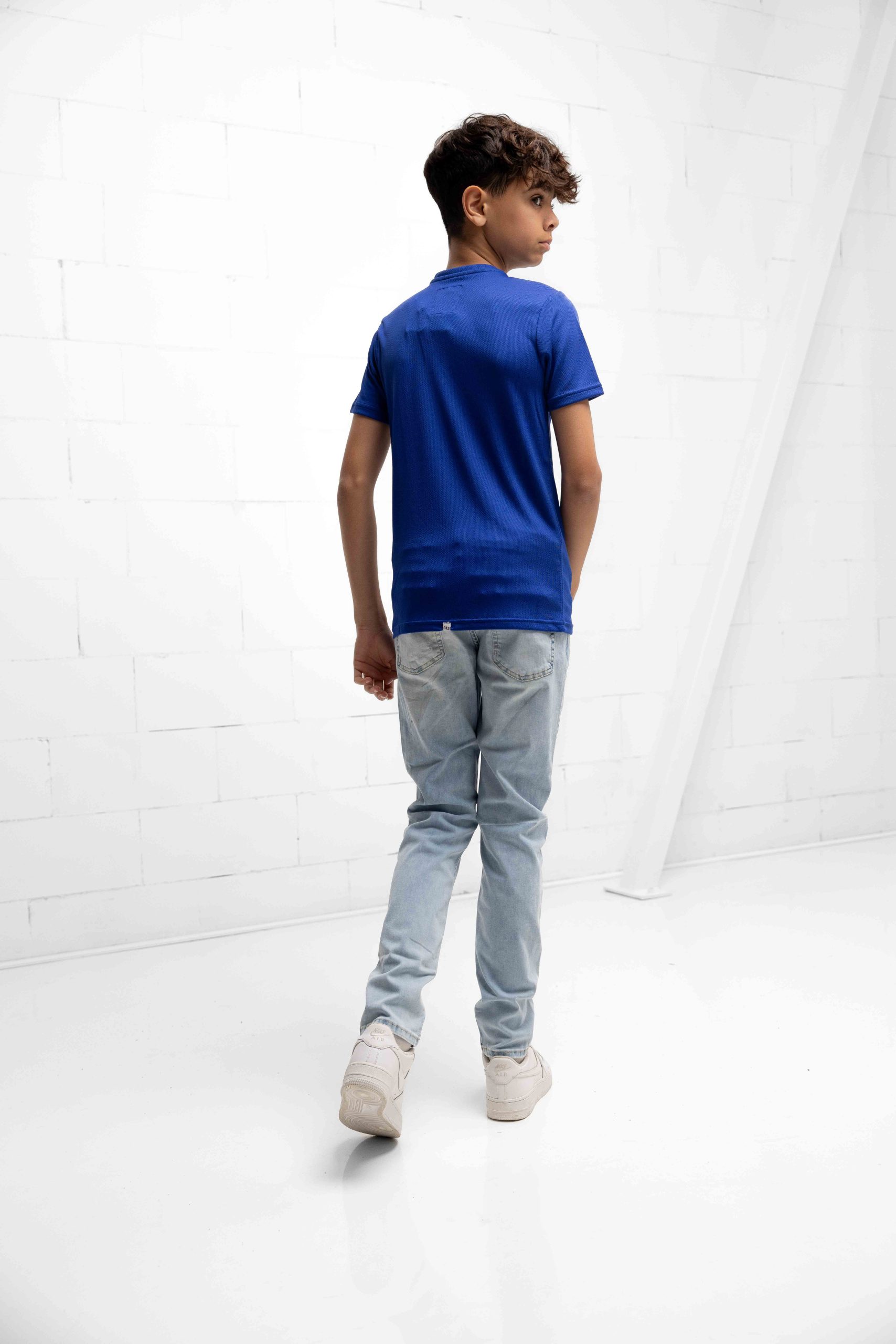 Vingino x Messi Jipper Halfzip T-Shirt Kids Donkerblauw