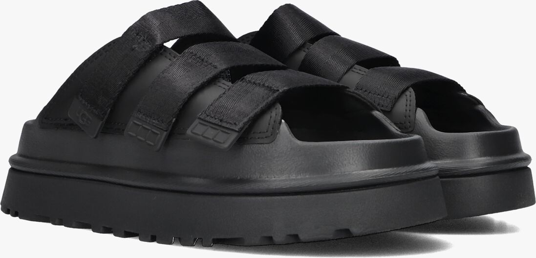 zwarte ugg slippers w goldenstar slide