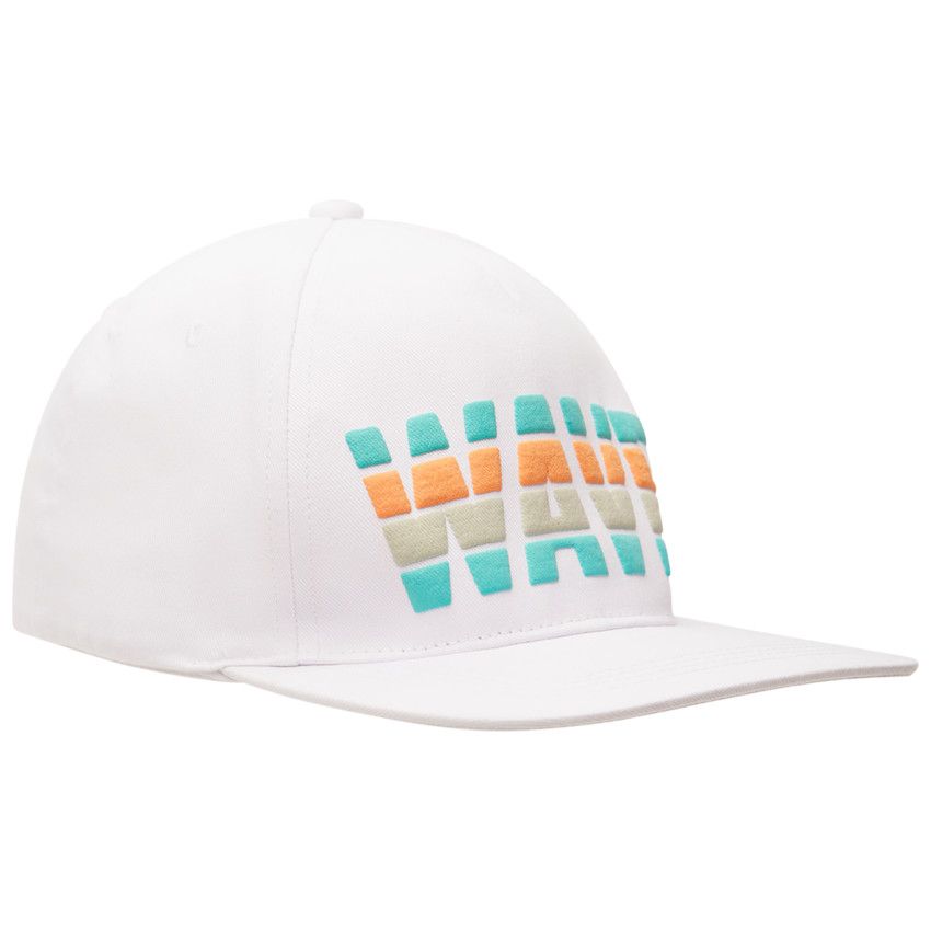 Casquette snapback print en relief pour garçon - Blanc