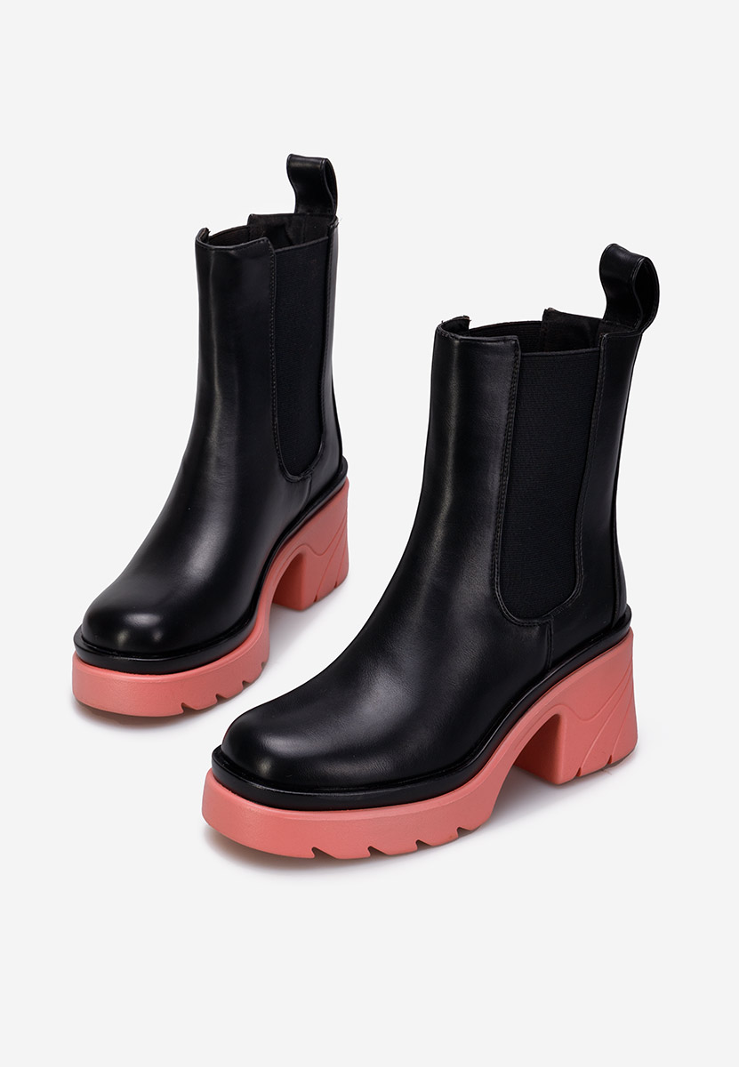 Bottines femme roses Kaylin V3
