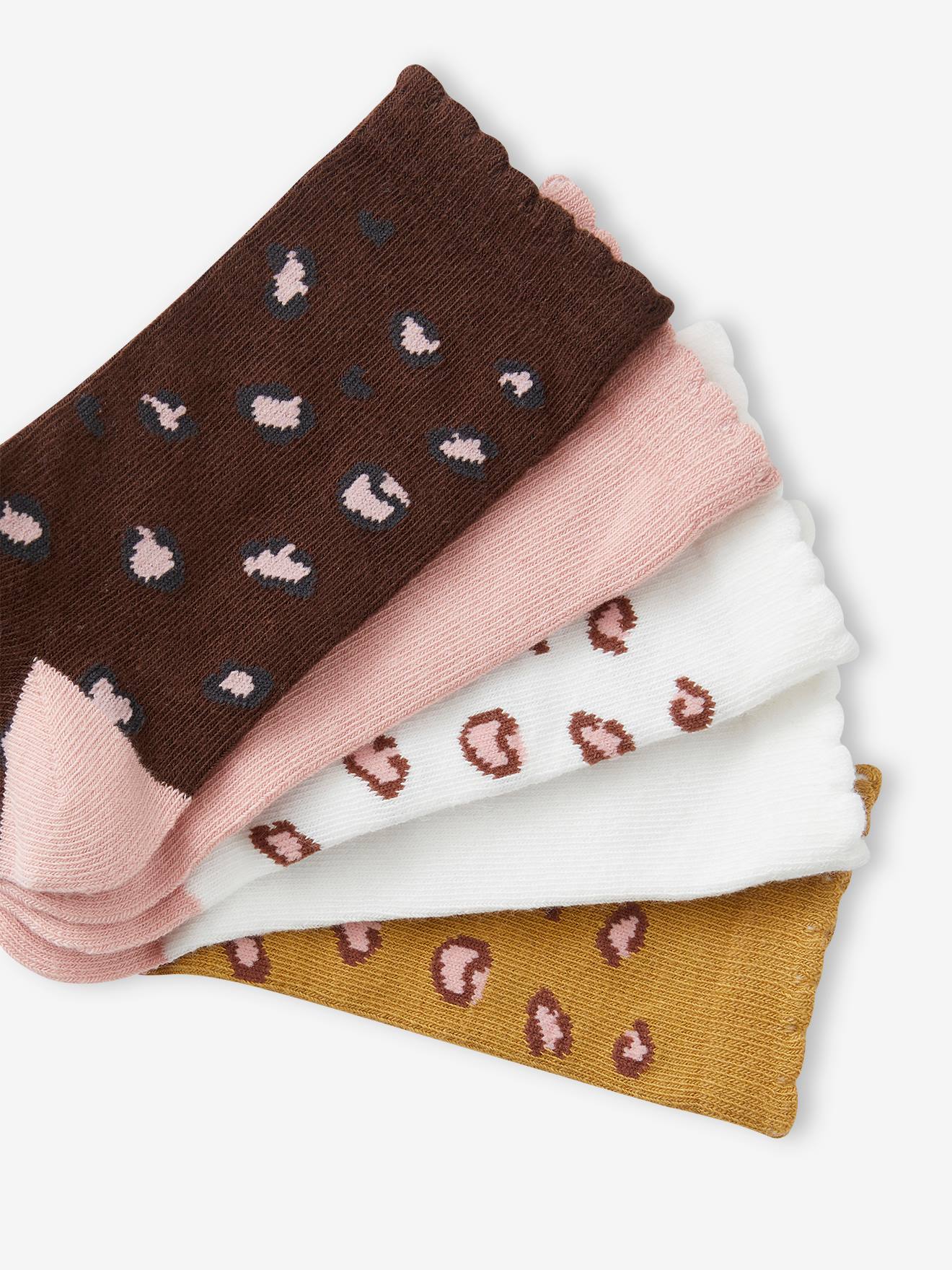 Pacote com 5 pares de meias 
