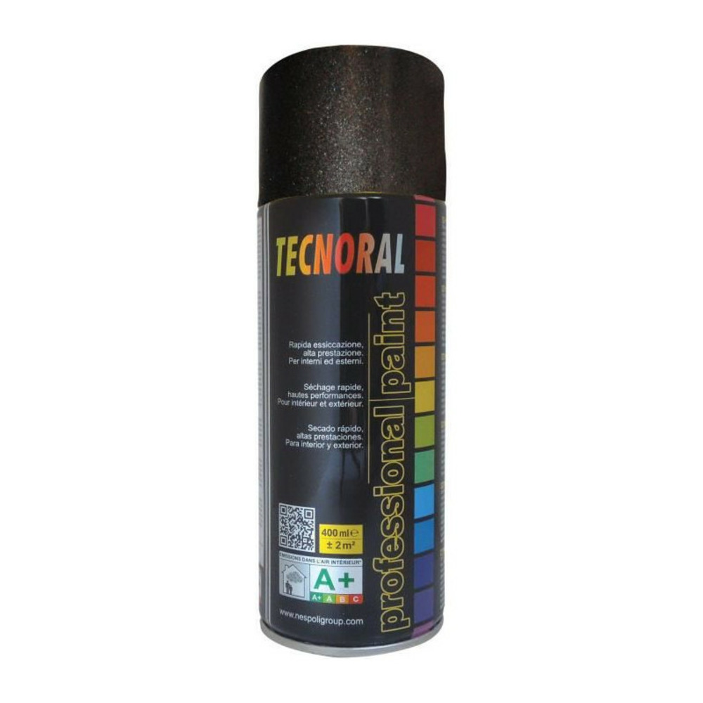 - bombe de peinture aérosol - noir brillant