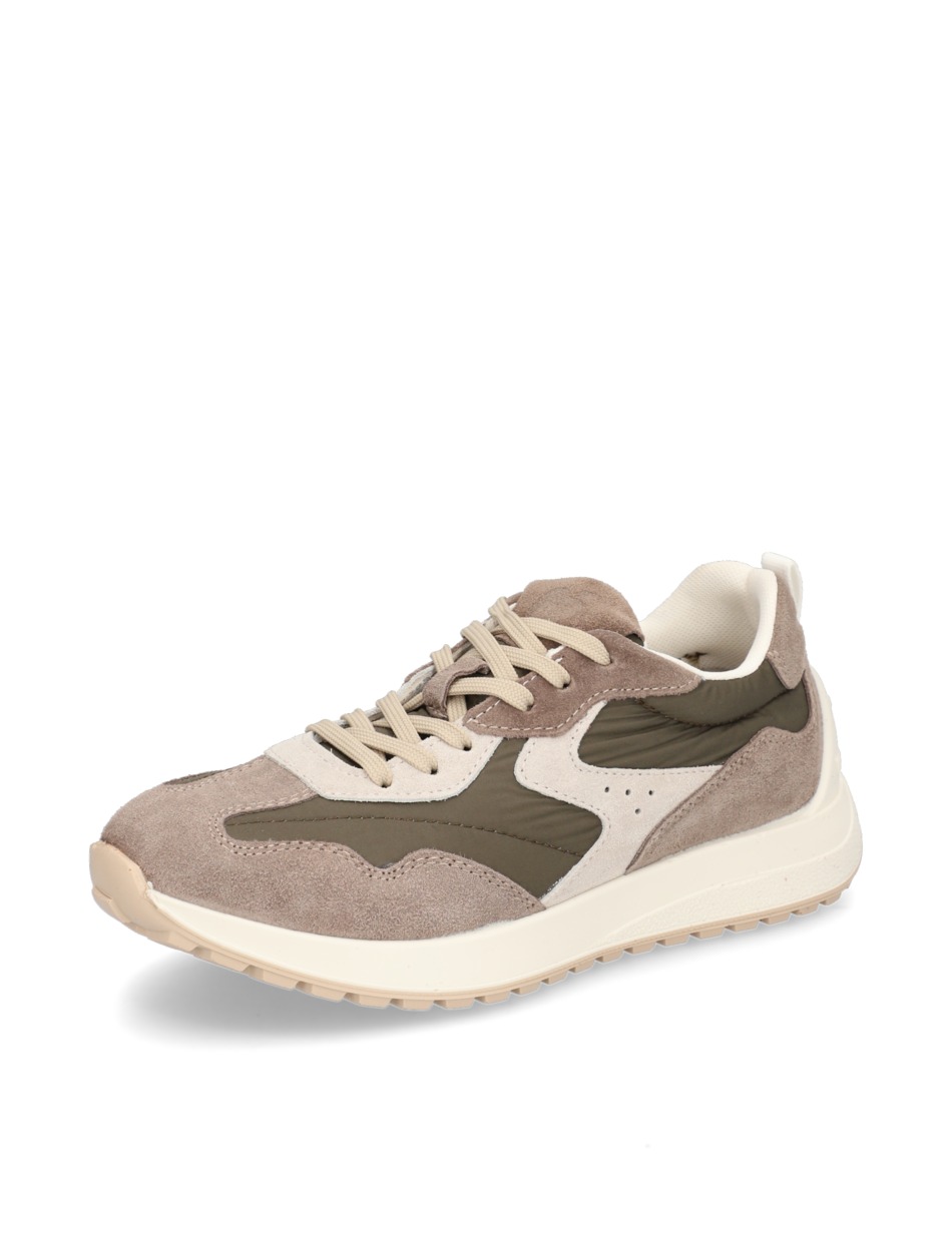 Lederkombination Sneaker