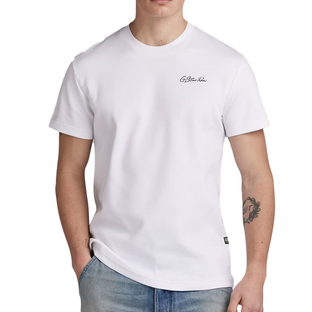 T-shirt Blanc Homme G-Star Raw D23897