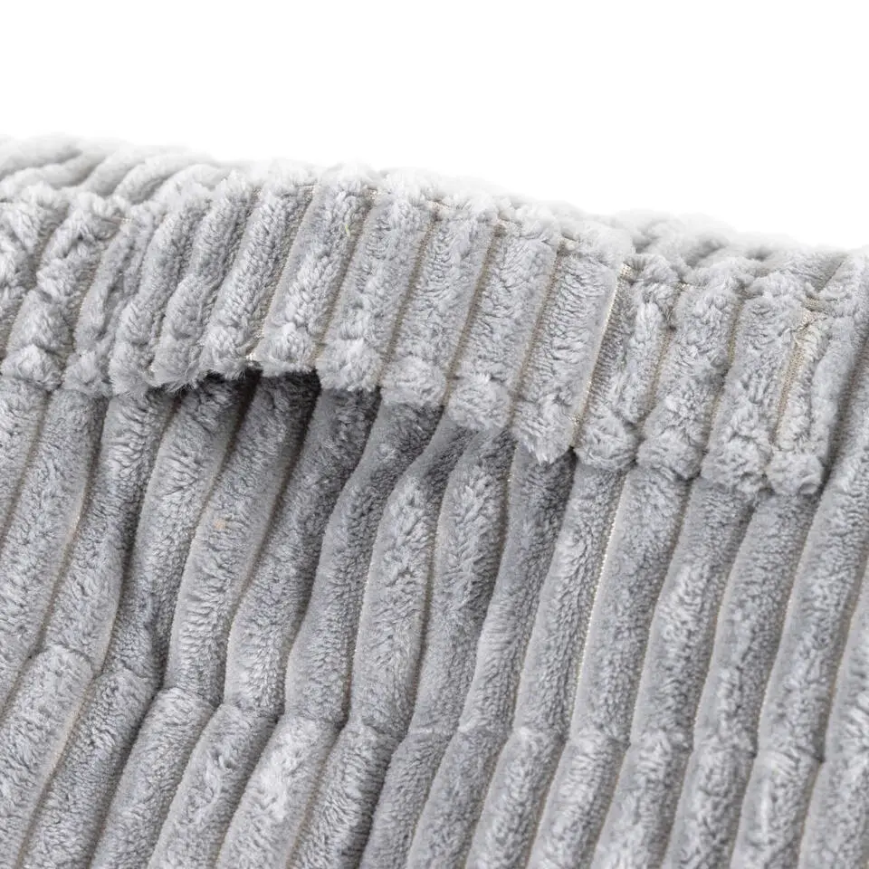 icon - Dolce Kinderzitzak Stoel - Ribfluweel Fauteuil - Grijs