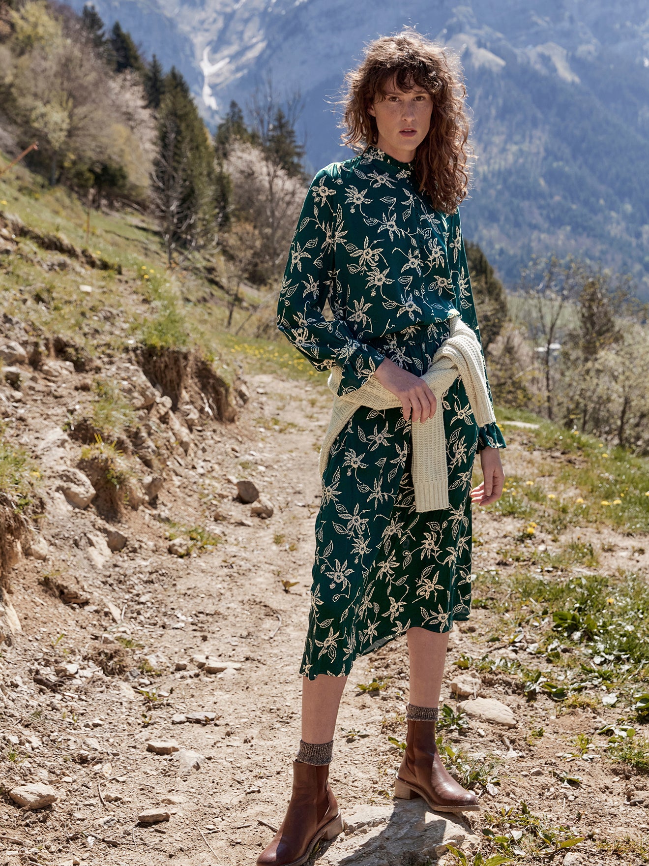 Robe courte femme imprimé Thais
