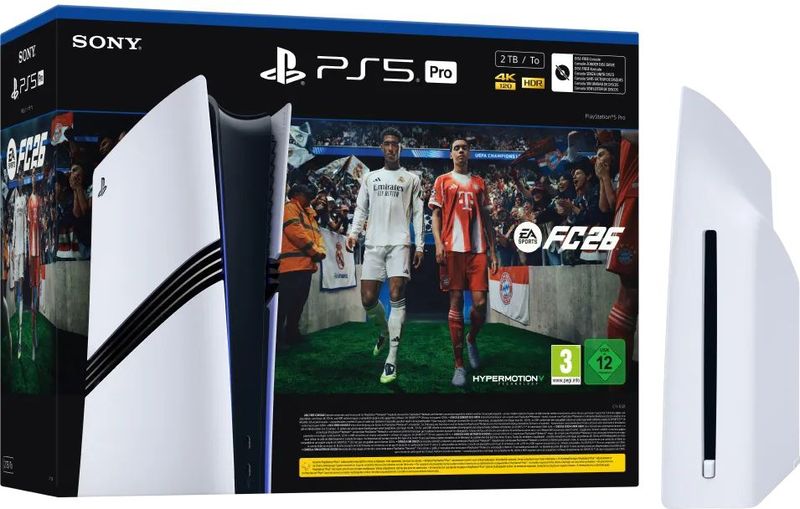 PlayStation 5 Pro - Gameconsole - 2 Terabyte - Disc Drive - EA Sports FC 26