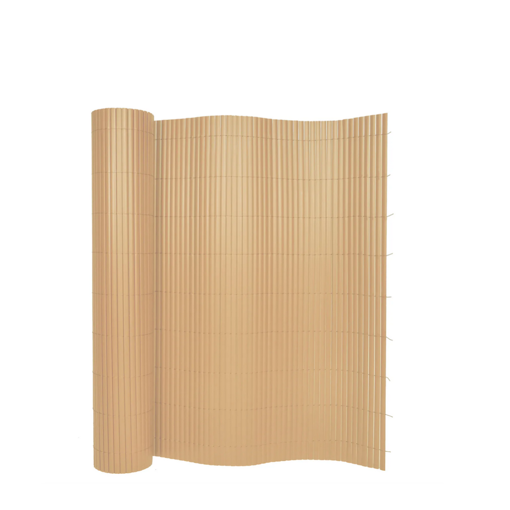 Sichtschutzmatte PVC 300 x 120 cm Bambusoptik