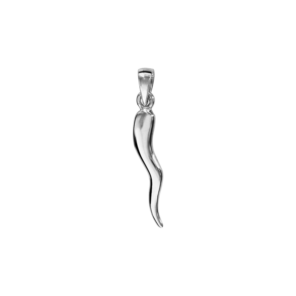 Pendentif Corne italienne - Argent