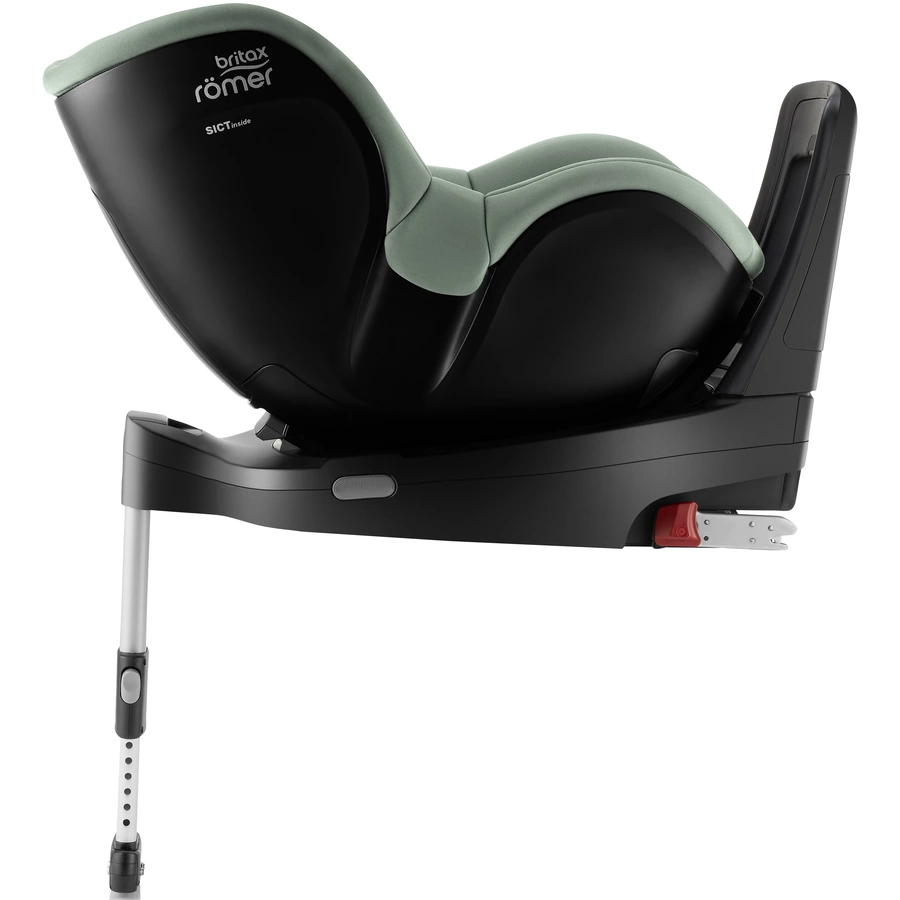 Britax Römer Reboarder Dualfix 3 i-Size Jade Green inklusive Flex Base iSENSE